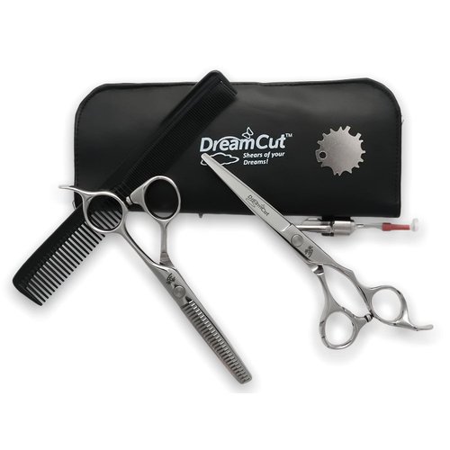 DreamCut 6" Professional Hair Scissors and Thinning Shears 440C Japanese Stainless Steel Kit