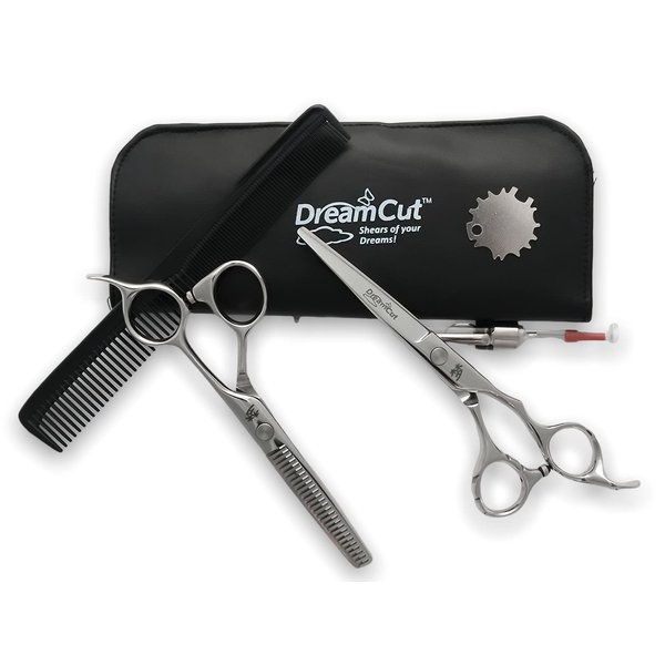 DreamCut 6" Professional Hair Scissors and Thinning Shears 440C Japanese Stainless Steel Kit