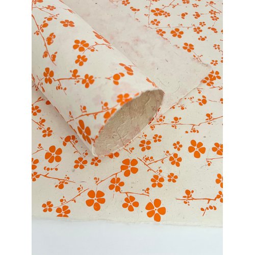 Eco Friendly Fine Decorative Handmade Lokta papers NA1-02 BLOSSOM