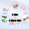 Morovan Acrylic Nail Kit - Acrylic Powder and Professional Acrylic Liquid set for Acrylic Nails Extension for Beginner DIY at Home 3 Colors