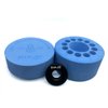ULAB -1℃(-33.8℉) Cell Freezing Container for 2ml Cryogenic Vials, 12 Places, Cross-Linked Polyethylene Foam with a Solid State Core, UCP1003