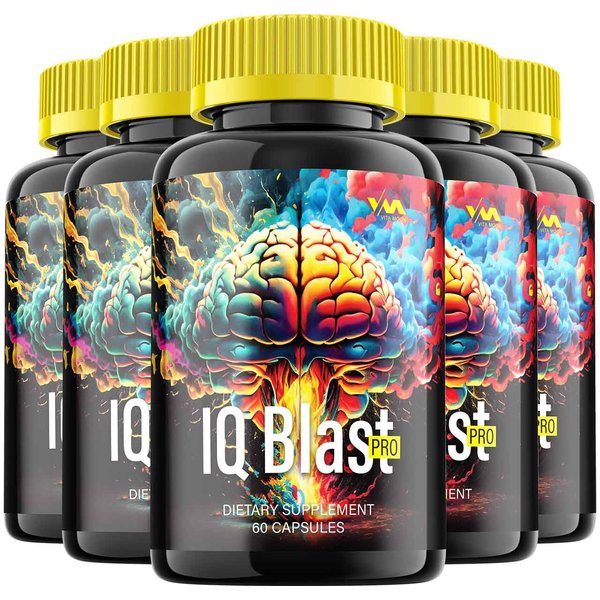Vitamoon IQ Blast Supplement Capsules – IQBlast Nootropics Pills, IQBlast Clarity Focus and Reviews, 300 Capsules
