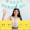 16PCS Smile Face Gift Paper Bags Smile Face Party Supplies Preppy Party Favors Bags Yellow Smile Face Party Goodie Bags Preppy Party Decor Party Decorations for Bachelorette Birthday Baby Shower