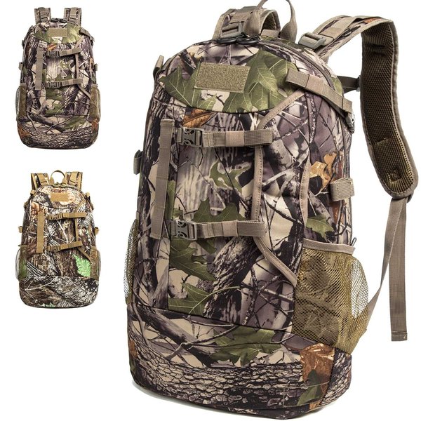 MERALIAN Hunting Backpack,Outdoor Hunting Daypack for Bow or Rifle with Rain Cover. (Green)