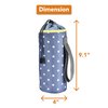 Light Autumn Compact Toy Storage and Playmat Bag (9" x 4" x 4") - Toy Organizer Bin for Kids Room - Drawstring Toy Holder for Fast Storage - On the go, Easy to Carry Toy Container during Travel