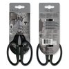 Tim Holtz Small Titanium Scissors - 7 Inch Mini Snips with Micro Serrated Blade - Non Stick Craft Tool for Cutting Paper, Fabric, and Sewing - Black Comfort Grip Handles
