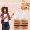 58g PHOERA Foundation Full Coverage Foundation Flawless Concealer Foundation Matte Oil Control Concealer Long Lasting Moisturizing Base Liquid Cover Cream Colour Changing Foundation for women&girls