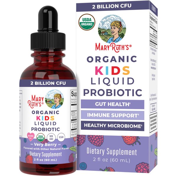 MaryRuth Organics Kids Very Berry Liquid Probiotic, 2 FZ