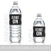 DISTINCTIVS Video Game Birthday Water Bottle Labels - 24 Stickers