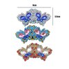 3Pcs Diamond Painting Hair Clips, 5D Bowknot Bobby Pins Girls Diy Diamond Hair Clip Butterfly Hairpin Elegant Barrettes Gift For Girls Daughter Best Friend Or Mather 8.5 * 3.5cm (U)