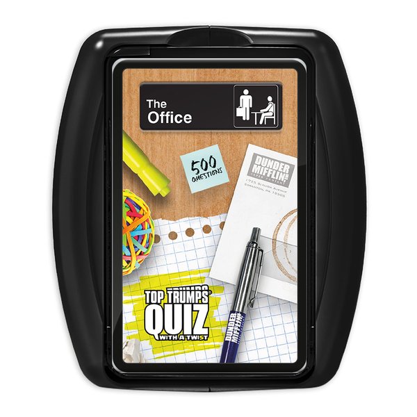 Top Trumps The Office: Quiz Games - Trivia Quiz - Games for Teenagers - Games for Adults - Great Travel Games and Road Trip Games - Trivia Outdoor Games- Family Games for Kids and Adults 2+ Players