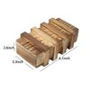 Money Holder Puzzle Box for Adults 3D Brain Teaser Wooden Puzzle Box Difficult Magic Cube Game Box with Extra Secure Secret Drawer IQ Toys