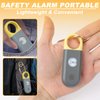 Personal Safety Alarm for Women - 130dB Self Defense Keychains Siren Whistle with Sos LED Strobe Light - Personal Emergency Security Safe Devices Key Chain Alarms for Kids Elderly
