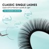 GEMERRY Lash Extension Classic Lash Extensions Individual Lashes 05/07/15/18/20 C/D Curl 8-20mm Volume Lash Extensions Mixed Lengths Professional Supplies for Eyelash Extension(0.20-D-8-14)