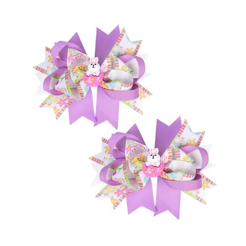 Easter Bunny Ears Hair Clips Glitter Easter Bunny Hair Clips Cute Rabbit Hair Barrettes Easter Hair Clips Hairpins Alligator Clips Hair Accessories.(FC4) (Type A)