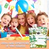 YQV Reptile Birthday Party Invitations, 20-Count Snake Lizard Crocodile Theme Birthday Party Invites With Envelopes-HBYQK-B35