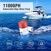 Yescom Boat Bilge Water Pump 1100GPH 12V Submersible Electric Marine Plumbing with Float Switch for Pond Pool Fishing Boat Yacht Cruise Ship
