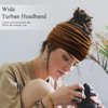 Sefiinh Wide Headbands For Women Stretch Headband Boho Head Bands Women's Hair Band Turban Workout Hairband Girls Accessories 6 Pack