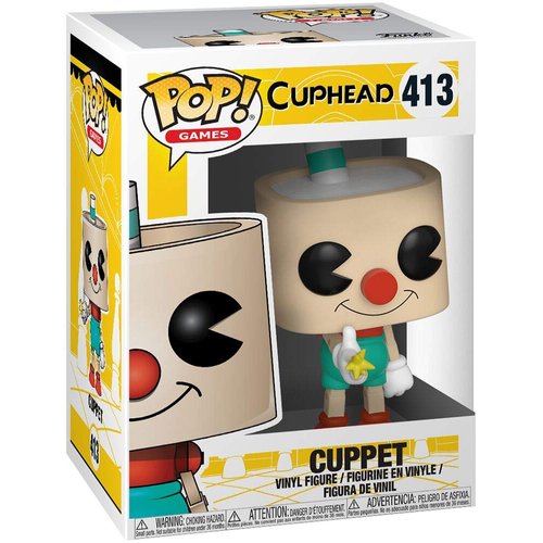 Funko Pop Games: Cuphead - Puphead Collectible Figure, Multicolor