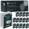Dinavio Crafthouse 1500 Card Sleeves Penny Sleeves - Clear Soft Trading Card Sleeve Compatible with Pokemon Baseball MTG Lorcana YGO - Penny Sleeves for Pokemon Cards and Trading Cards (1,500 Pack)