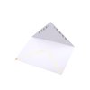 A7 Envelopes - 25-Pack V Flap Foil Border Luxury Mailing Envelopes for 5" x 7" Cards - for Wedding, Invitations, Baby Shower, Photos, Graduation, Birthday, Bridal Shower - 5.25" x 7.25" (White)