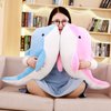 LVPU Dolphin Stuffed Animals Plush Pillow Super Soft Sea Animal Plush Toys Dolls, Stuffed Animal, Plush Toy, Gifts for Kids, Sea Critters(Sky Blue-10.5Inch)