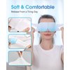 LC-dolida Hyaluronic Acid Steam Eye Mask, Heated Eye Mask for Dry Eyes, Disposable Self Heating Eye Mask for Sleep, Spa Travel Business Trip Supplements, Relaxation Gifts for Women, Men (14 Packs)