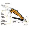 Cat 3 Piece 9-in-1 Multi-Tool, Knife, and Multi-Tool Key Chain Gift Box Set - 240125