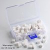 Fcozpjk 200Pcs Soft Nail Sponges for Ombre, Square Mini Nail Art Sponges, Aura Nails, Ombre Nail Brush, Gradient Nail Design Tools, Gel Polish Blending Sponge Applicator