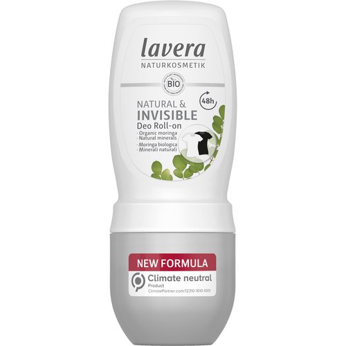 LAVERA Natural and Invisible Roll On Deodorant, 50 ML