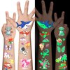 Ozepao 380 Styles (30 Sheets) Glow In The Dark Luminous Temporary Tattoos for Kids, Fake Tattoo Stickers for Boys and Girls, Party Favors Supplies, Goodie Bags Stuffers