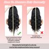 Gongfang 13x6 Lace Front Wigs Human Hair Body Wave Lace Front Wigs Human Hair Pre Plucked 200 Density HD Lace Frontal Wigs Human Hair for Women With Baby Hair Natural Black 26 Inch