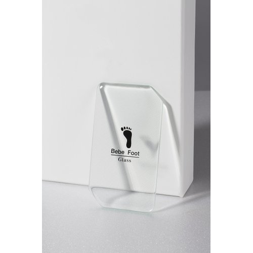 Heel Callus Remover Keratin Removal Foot Care Scraper Bebe Foot Glass