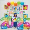 KatchOn, Giant Rainbow 2025 Balloons Numbers - 42 Inch, New Years Balloons | 2025 Neon Balloons for Neon New Years Eve Party Supplies 2025 | Foil 2025 Rainbow Balloon, Happy New Years Decorations 2025