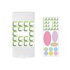 Eco-Fused Deodorant Containers 10-Pack - White - 0.5 Oz (15 ml) - 60 Writable Stickers - Twist Mechanism - Refillable Cosmetic Containers for DIY Deodorant, Lip Balm, Soap, Lotion Sticks etc.