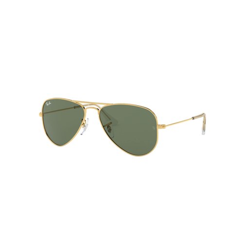 Ray-Ban Junior Rj9506S Metal Aviator Sunglasses, Arista/Dark Green, 50 mm