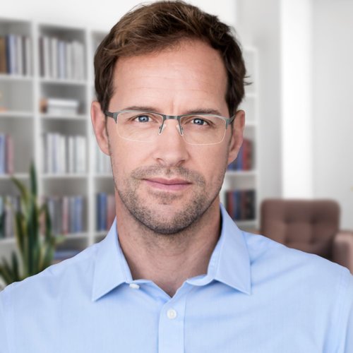 EYECEDAR 5-Pack Reading Glasses for Men Blue Light Blocking Gunmetal Gray Metal Half Frame Spring Hinges Readers Glasses Mens Readers 1.75