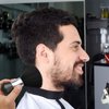 3Pcs Black Neck Dust Brush with Storage bag,Matte Handle Soft Bristled Hair Brush with Bullet Brush & Hair Dye Brush Barber Duster Suitable for Barber Store Hair Salon Essential tools