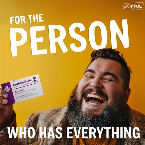 Funny Joke Pill Box Prank - Gag Gifts for Men & Women – Funny Gifts for Him or Her – Unique Inappropriate Novelty Gift – Birthday Gifts for Women – Rude Silly Presents for Boyfriend Dad Uncle