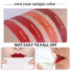 4 Colors Lipstick Cigarettes, Mini Tube Mate Velvet Lipstick, Lip Tint Lip stain Long Lasting 24 hours Waterproof Liquid Lipstick, Red Moisturizer Smooth Lip Stick Cosmetic