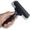 Benvo Rubber Brayer 4 inch Rubber Roller for Printmaking, Painting, Applying Glue, Wallpaper, Block Stamping Anti Skid Construction Tools with Hard Rubber Drum(Black, Classic Version)