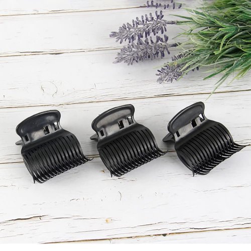 12 Pcs Plastic Hair Curler Claw Clips Hot Roller Clips Hair Rollers Holding Clips Replacement Hair Section Styling for Women Girls