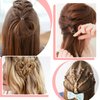 TUUXI 1500pcs Mini Clear Elastic Hair Bands No Damage Small Rubber Bands for Girls 18mm Elastics Hair Ties Hair Accessories for Women Braids