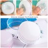 Dornail Clear Silicone Nail Stamper French Tip Nail Art Stamper Jelly Stamper for Nails French Nail Stamper Kit Manicure Nail Art Tools