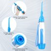 Nuanchu Tonsil Stone Remover Set, 1 Manual Pump Type Low Pressure Irrigator Oral Water Pick, 1 Tonsil Stone Remover with LED Light, 1 Stainless Steel Removal Tool and 100 Long Swab