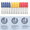 GAOHOU 15pcs 30/45/60 Degree Vinyl Cutter Blade for Roland Cutting Plotter with Blade Holder - Tool Accessories Drill Bits - 15 x Blades for Cutting Plotter