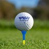 PGM Plastic Golf Tees 10 Pack - Durable, Long-Lasting, Low-Friction Design for Increased Distance, Eco-Friendly Golf Accessories