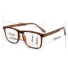 Gudzws Blue Light Blocking Reading Glasses Readers Spring Hinges Sturdy Retro Style Rectangle TR Frame Unisex Black +3.50