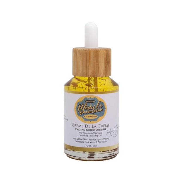 Miracle Butter Cream's Facial Moisturizer, Crème De La Crème (Best of the Best), Reduce Signs of Aging, Light Weight Formula, Fade Scars and Dark Marks, Pro Retinol Vitamin-A and Vitamin C Enriched