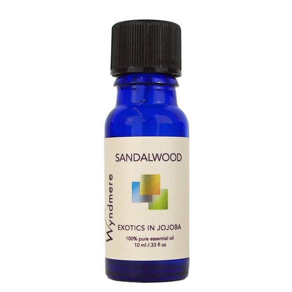 Wyndmere Essential Oils - Sandalwood Essential Oil in Jojoba - 100% Pure Therapeutic Quality - for Diffuser - 10ml - Made in USA